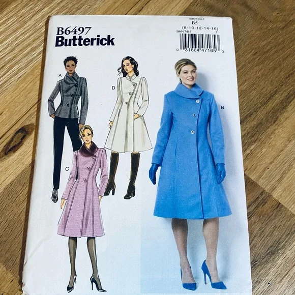 Lot of 5 sewing patterns simplicity and butterick sizes 8-22 - Picture 8 of 11